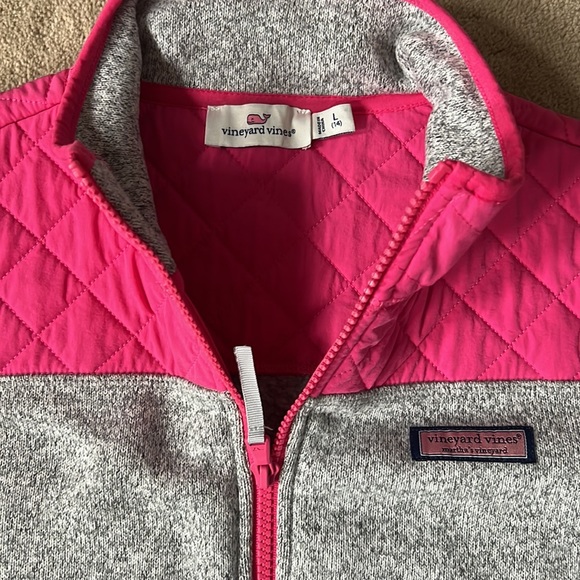 💕 NWOT Girls Vineyard Vines Fleece Jacket SZ 14 💕 - Picture 3 of 5